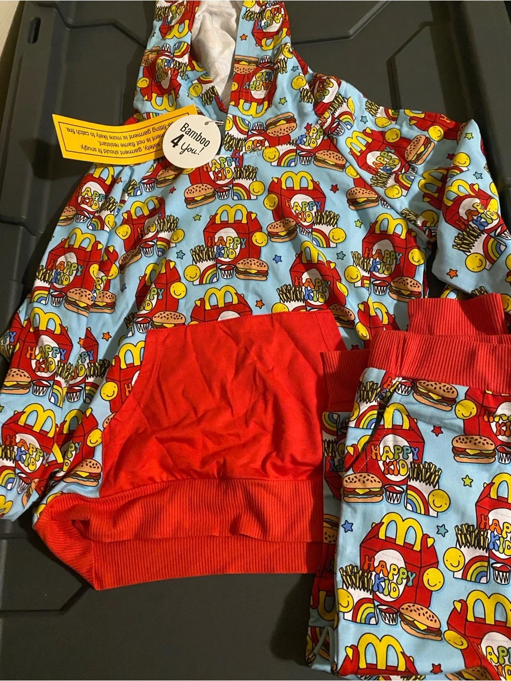 Bamboo French terry jogger set size 4t NWT